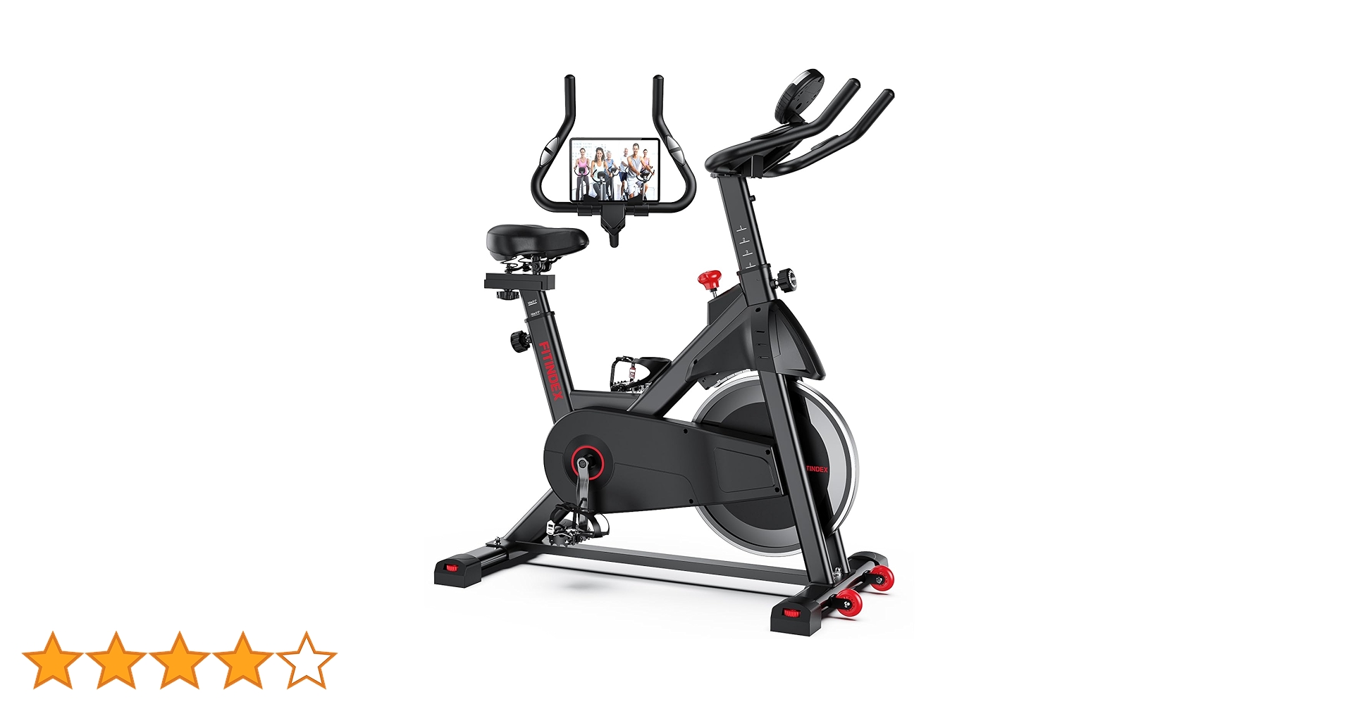 FITINDEX エクササイズバイク 黒 Amazon.co.jp: FITINDEX フィットネスバイク フィット